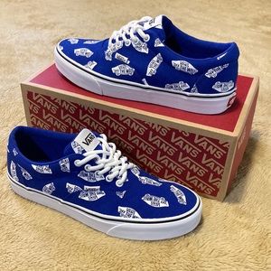 VANS Doheny (Otw Scatter) Surfthewbwht Mens 10 BLU/WHT